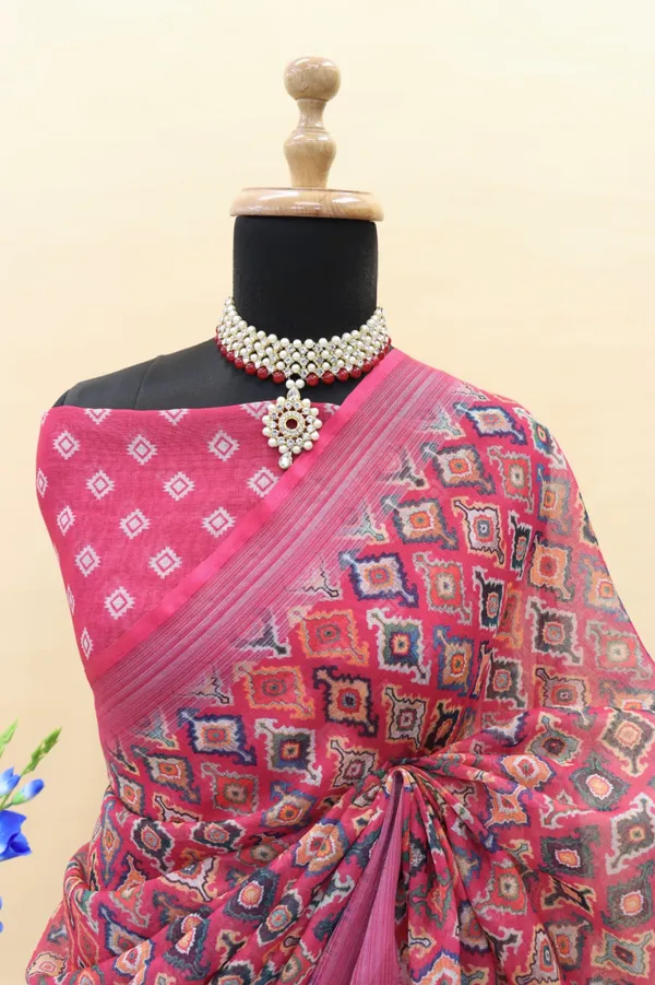 LINEN_FABRIC_DIGITAL_PRINT_SAREE